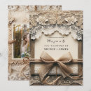 Recherche de de toile de jute mariage invitations Campagne