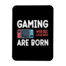 Recherche de jeu vidéo magnets Geek