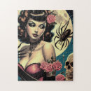 Recherche de fille gothique puzzles Halloween