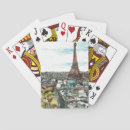 Recherche de tour eiffel jeux de cartes Vintage