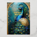 Recherche de indien vintage invitations Paon