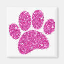 Recherche de chien rose magnets Pattes