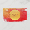 Recherche de rouge jaune cartes visite Aquarelle