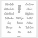 Recherche de liste de mots Simple