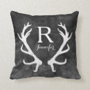 Recherche de cerf blanc coussins Aquarelle