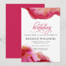 Recherche de rouge grenat cartes invitations Aquarelle