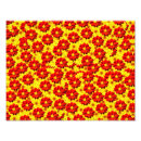 Zoek naar rode gele bloemen posters Patroon