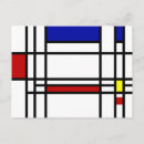 Zoek naar mondrian briefkaarten Rood