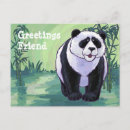 Recherche de panda géant cartes postales Animaux