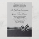 Recherche de 25th anniversary invitations Argent