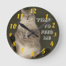 Zoek naar voer posters klokken Kat