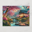 Recherche de peintures de printemps cartes postales Fleurs de cerisiers