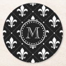 Recherche de fleur lis de dessous de verres Monogramme