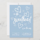 Recherche de minimal baby shower invitations Bleu poussiéreux