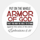 Recherche de armure autocollants Bible