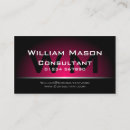 Recherche de couleur chaude cartes visite Monogramme