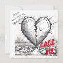 Recherche de le coeur brisé invitations Noir
