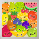 Zoek naar kawaii fruits posters Zoet