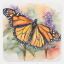 Recherche de peinture papillon autocollants Monarque