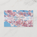 Recherche de fleurs de cerisiers cartes visite Boss