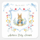 Recherche de lapin bébé autocollants Vintage