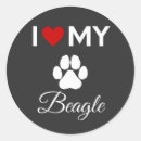 Recherche de chien beagle autocollants Chiot