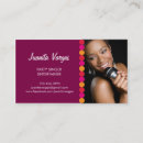 Recherche de chanteur mariage cartes visite Musicien