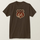 Zoek naar vintage route 66 tshirts Snelwegteken