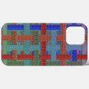 Recherche de toile jute iphone coques Bleu