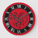 Recherche de coeurs de musique horloges Pour elle