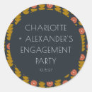 Recherche de orange bleue autocollants Élégant