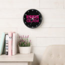 Recherche de glamour horloges Rose et noir