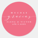 Zoek naar zalmroze stickers Dank u