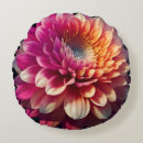 Recherche de fleurs de dahlia coussins Bleu
