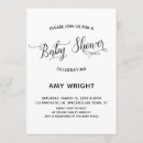 Recherche de calligraphie baby shower invitations Élégant