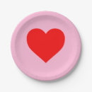 Recherche de red heart assiettes Rouge