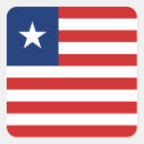 Recherche de liberia autocollants Drapeau