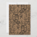 Recherche de tribal motif vœux cartes Ethnique