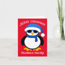 Recherche de pingouins mignons noël cartes Manchot