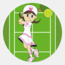 Recherche de court de tennis autocollants Raquette