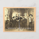 Recherche de cavaliers cartes postales Cowboy