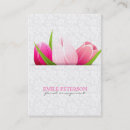 Recherche de tulipes roses cartes visite Floral