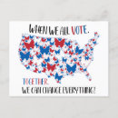 Recherche de de vote cartes postales Bleu rouge