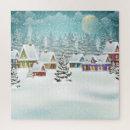 Recherche de chalet puzzles Noël