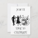 Recherche de rock and roll anniversaire invitations Parti