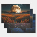 Recherche de pleine lune papier cadeau Paysage