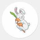 Zoek naar wortels stickers Konijn