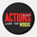 Recherche de sagesse magnets Typographie