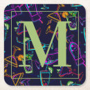 Recherche de lumineux dessous de verres Noir