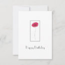 Recherche de gerber rose vœux cartes Gerbera